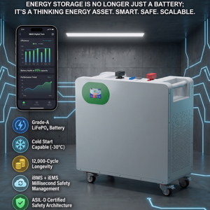 Bateria Solar Residencial Split 51.2V 15kWh 16kWh LiFePO4 Pacote de Bateria para Armazenamento de Energia 280Ah 314Ah com BMS Integrado 6000 Ciclos CE UN38.3 - Product Image 1