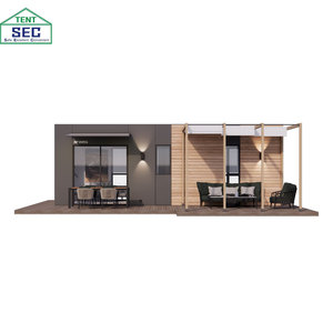 Maisons miniatures de luxe préfabriquées modulaires en provenance de Chine avec cuisine et salle de bain, maisons miniatures extensibles à <span class=keywords><strong>vendre</strong></span> - Product Image 1