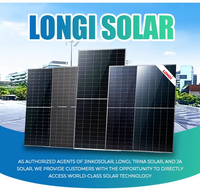 Module photovoltaïque bifacial Longi HiMo X10 d'origine, 650-670W, type N, panneaux solaires mono anti-poussière pour la production d'énergie résidentielle
