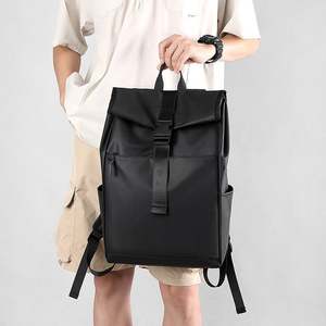 Sac à dos à enroulement tendance et unisexe 2025, idéal pour le sport et les voyages, personnalisable, imperméable, avec compartiment pour ordinateur portable, sac de sport - Product Image 3