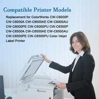 Kartrid tinta Epson C6000 untuk seri C6000, Kartrid tinta untuk ColorWorks C6000Ae C6000 C6500 SJIC35P, Tinta Printer Kompatibel