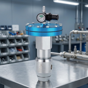 Bomba de Lubricación Neumática de Alta Presión Jo Long OEM A45-G, Capacidad de 20L, Bomba de Pistón 45:1, Presión de Salida de Grasa de 180-405 bar - Product Image 3