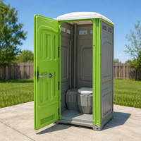 Cabine de toilette mobile moderne de luxe en HDPE, douche, salle de bain, installation rapide, taille et couleur personnalisables