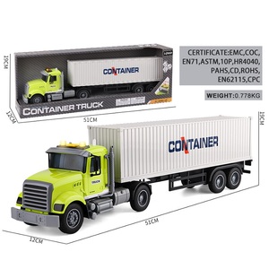 Ma Sát Container Xe Tải Đồ Chơi Thành Phố Giao Thông Vận Tải Xe Mô Hình Trượt Xe Ánh Sáng Âm Nhạc Quán Tính Container Xe Đồ Chơi Cho Trẻ Em Quà Tặng - Product Image 6