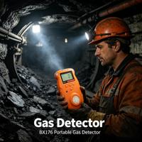 Détecteur de gaz LEL BX176, moniteur de fuite, détecteur de GPL, homologation antidéflagrante, détecteur de gaz unique portable, OEM/ODM