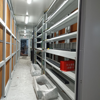 Conteneur de minage de crypto-monnaies en métal ACT 40FT Sha-256, refroidissement par air, 144 336 emplacements, services personnalisés, PDU intelligent ASIC, 1MW 70PHs