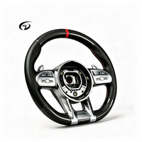 Volant en cuir perforé et fibre de carbone pour Mercedes (anciens modèles) – Amélioration pour les nouveaux W204, W205, W211, W212, W222, W213, W218, W219, AMG GT
