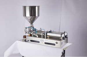 Machine <span class=keywords><strong>de</strong></span> remplissage à double tête pour liquides et pâtes, idéale pour sauces <span class=keywords><strong>de</strong></span> fruits <span class=keywords><strong>de</strong></span> mer, piments, et pâtes <span class=keywords><strong>de</strong></span> <span class=keywords><strong>tomate</strong></span> – Remplisseuse à piston - Product Image 4