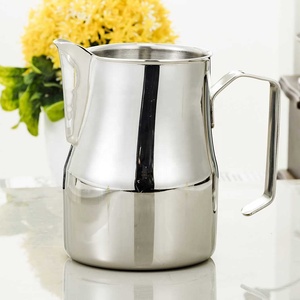 Café <span class=keywords><strong>motta</strong></span> sac cruche en acier inoxydable personnalisé latte art lait mousseur à lait pichet bec pointu - Product Image 6