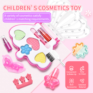 Ragazze bellezza finta gioca giocattoli Non tossici pelle amichevole giochi di trucco di simulazione della ragazza scatola cosmetica giocattolo per i bambini - Product Image 2