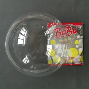 Wholesale high quality giant 18 24 36 inch transparent Bobo balloons bubble Globos hydrogen balloons