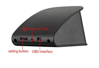 Écran LCD TFT HUD 2.6 pouces, affichage tête haute P10 OBD, jauge intelligente, compteur de vitesse numérique, Test de freinage, Diagnostic automatique, nouveau Style