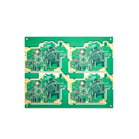 Kontrol Industri PCB Frekuensi Tinggi untuk Papan Sirkuit Berlapis Emas Multi-layer dengan Ketebalan Plat 3.2mm, Perakitan Pencetakan Papan Sirkuit PCB
