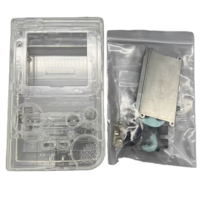 High Quality Transparent Wired Repair Shell Gameboy Pocket Gameboy Light Shell Kit Buttons Rubber Housing Private Mold OEM Brand