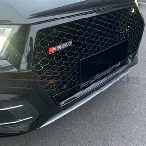 Grille de pare-chocs avant ABS pour Q7 2016-2018 Facelift <span class=keywords><strong>RSQ7</strong></span> Noir Nid d'abeille - Product Image 4
