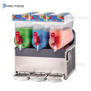 เครื่องโคลนหิมะแบบอัตโนมัติสำหรับใช้ในเชิงพาณิชย์กระบอกเดียวสามกระบอกสำหรับนมและน้ำเพื่อการค้า - Product Image 4