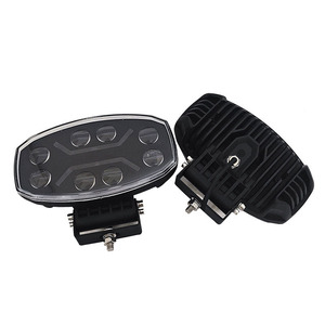 Luces Antiniebla/de Conducción LED de 10 Pulgadas, Foco LED de 24V para Camión, Faro Delantero LED <span class=keywords><strong>4x4</strong></span> Blanco Ámbar, Luces para Remolque - Product Image 1