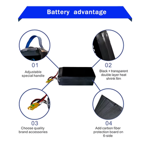 แบตเตอรี่ UAV ลิเธียมไอออนกระเป๋า12S สำหรับลมถาวร VTOL multirotor - Product Image 6