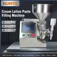Machine de remplissage à pompe magnétique pour crème, lotion, miel, huile, sauce, gel, qualité alimentaire, acier inoxydable 304, haute précision ±1%
