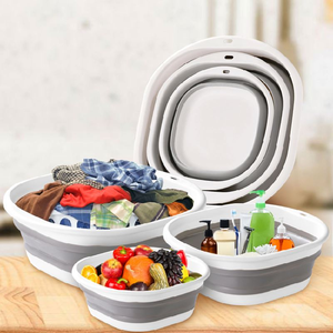 Meilleure vente Grand <span class=keywords><strong>bassin</strong></span> de vaisselle en plastique pliable carré multifonctionnel durable, <span class=keywords><strong>Bassin</strong></span> d'eau Nécessités quotidiennes - Product Image 2