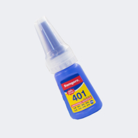 Colle acrylique super puissante coréenne 401 pour ongles à presser, faux ongles, artisanat fait main - Utilisation pour la construction et le transport
