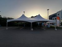 Carpa Comercial de Aluminio para Exteriores de 20x40 Pies, para Uso en Todas las Estaciones, Jardín, Ferias Comerciales, Fiestas Grandes