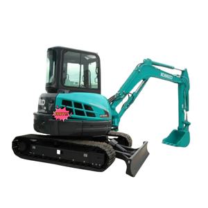 Mini-excavatrice d'occasion 5,5 tonnes KOBELCO Sk55 Excavatrice à vendre - Product Image 1