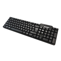 Le moins cher ordinateur d'affaires filaire clavier souris Combos anglais arabe filaire clavier et souris ensemble