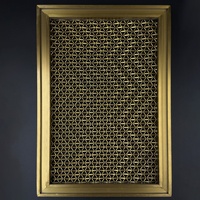 Maille décorative en acier inoxydable, treillis métallique architectural tissé pour revêtement mural