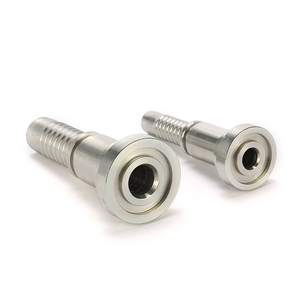 Raccord <span class=keywords><strong>hydraulique</strong></span> droit <span class=keywords><strong>haute</strong></span> <span class=keywords><strong>pression</strong></span> 6000 PSI Code 62, surface zinguée pour <span class=keywords><strong>tuyauterie</strong></span> d'équipement de construction - Product Image 5