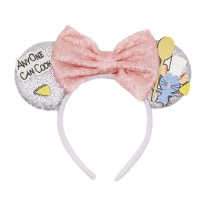 Diadema de Orejas de Ratón para Cocinar, Gorro de Chef y Cuchara, <span class=keywords><strong>Disfraz</strong></span> de Dibujos Animados, Diadema para Fiestas, Juego de Roles, Accesorio para la Cabeza MH049 - Product Image 2