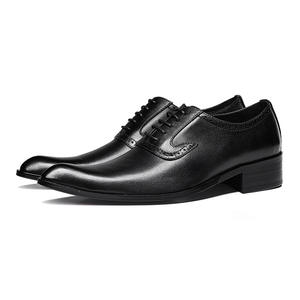Zapatos de Cuero Genuino Nuevos, Punta Redonda, Casuales, Suela Gruesa, Charol, Zapatos de Vestir para Hombre - Product Image 4