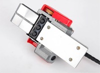 Raboteuse électrique professionnelle pour le bois avec coque en alliage d'aluminium et contrôle de profondeur réglable pour une finition lisse du bois