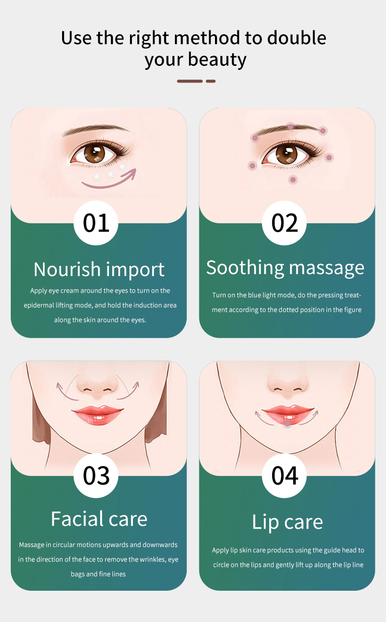 eye massager derma pen v max beauty machine face lift radar facial microcurrent lifting beauty products for women