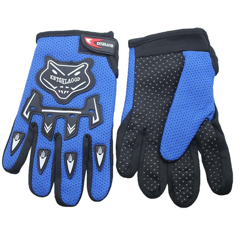 Высококачественные студенческие велосипедные длинные перчатки на палец с лисьей головой детские дышащие защитные перчатки для скейтбординга