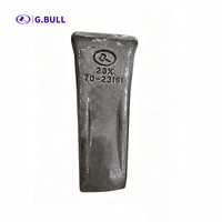 Gigi Bucket Datar OEM Standar PC100 20X-70-23161 untuk Excavator 10-15 Ton PC100