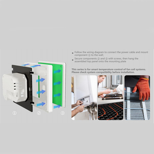 Beca BHT-006-2T Calefacción Eléctrica Inteligente para Piso, Termostato Programable de 7 Días con WiFi, Control Remoto por Aplicación Modbus para Uso en Hoteles, <span class=keywords><strong>Tuya</strong></span> - Product Image 5