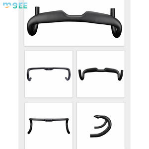 Guidon de vélo SeeMore personnalisable, coupe-vent, guidon de <span class=keywords><strong>course</strong></span>, sport, UD, câble interne, fibre de carbone, guidon de vélo de route, guidon courbé - Product Image 5