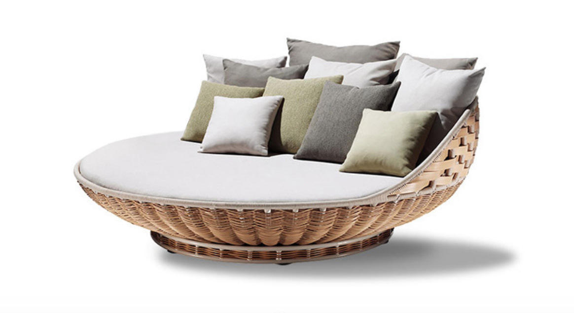 Lit rond d'atterrissage de 1,4 m de diamètre