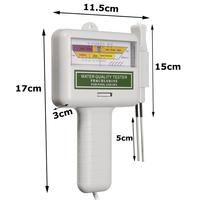 Festnight pH/CL mètre testeur de qualité de l'eau détecteur de chlore pour piscines spas aquariums nettoyeur de piscine