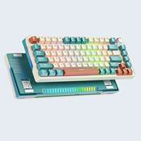 Usine 68 touches clavier de jeu mécanique personnalisé 65% 2.4G sans fil type-c filaire Hotswap clavier de jeu mécanique