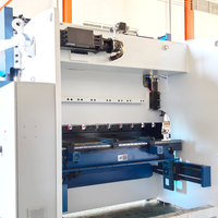 Presse plieuse hydraulique CNC entièrement automatique 160T 2500mm pour tôles d'aluminium, robuste, avec pompe, pour la fabrication de tôles d'acier
