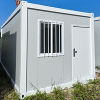Maisons conteneurs préfabriquées modulaires portables de 20 pieds et 40 pieds, en kit plat