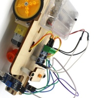 Robot jouet voiture OKYN251010-1, suivi de ligne, jouet en bois STEM, science et ingénierie, kit de robotique pour enfants d'âge scolaire