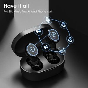 Hot Selling E300+ Earphone <strong>Bluetooth</strong> 5.0 IPX 8 Waterproof Sweetproof TWS Noise Cancelling <strong>Headset</strong> <strong>with</strong> Charging <strong>Case</strong> - Product Image 4