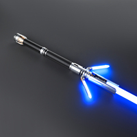 Sabre laser LED rechargeable en alliage d'aluminium de haute qualité pour cadeau de fête, vente en gros, recherche d'agents distributeurs