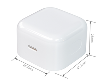 40W USB-C Dynamisches Netzteil US Faltbarer Stecker PD Schnell-Ladegerät Einzelner Typ-C-Anschluss für Handy Laptop FCC-Zertifiziert OEM ODM