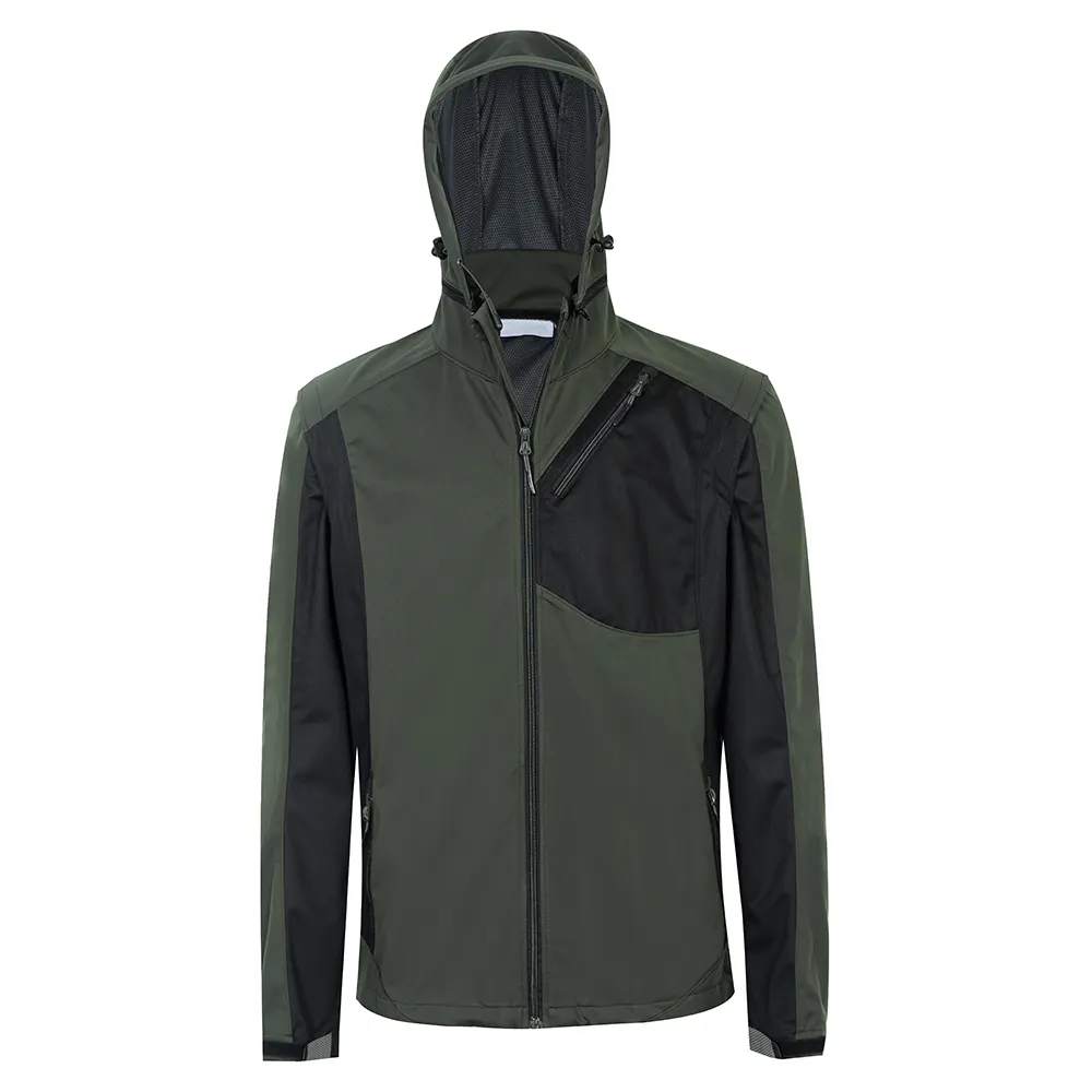 Быстросохнущая походная куртка OEM, уличная одежда, Мужская дышащая водонепроницаемая куртка для спортивной одежды