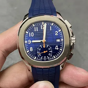 最高品質の機械式腕時計42mmメンズウォッチステンレス鋼PPFファクトリー28-520ウォッチムーブメントダイビング発光