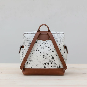 Sac à dos élégant en cuir véritable pour femmes, avec plusieurs poches, construction légère et durable, épaule confortable - Product Image 5